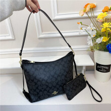 (Black) Presbyopic print mother-in-law tote bag