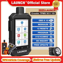 LAUNCH X431 Creader TPMS 5011 V2, bandenspanningsscanner, 315/433MHz, 12 OBDII-functies