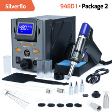 Silverflo desoldeerstation 948D-I, 110W, met vacuümpomp en LCD-scherm voor PCB-lassen