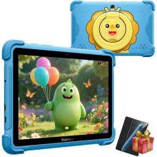 (Blue) Blackview Link 1 Kids, Android 16 AI Children Tablet, 12GB 64GB, 8.68'' HD  Screen