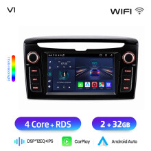Junsun Autoradio Android 14, Écran 7 pouces, 2G 32G, CarPlay et Android Auto, pour Lancia Ypsilon 2012-2020