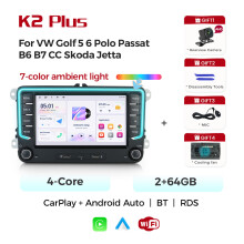 MEKEDE Autoradio 2din, Système Android 15, Carplay et Android Auto, Navigation GPS, 4Core 2-64G Type-c