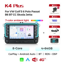 MEKEDE Autoradio 2din, Système Android 15, Carplay, Android Auto, Navigation GPS, Port Type-C, 8 Cœurs 4 Go RAM 64 Go Stockage
