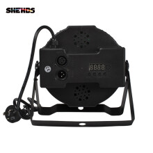 SHEHDS LED Par licht, 7X12W RGBW, zwart, set van 4 voor DJ en disco