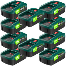 Batterie rechargeable 5000 mAh 18 V pour outils électriques Bosch PBA PSB PSR