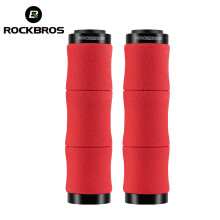 ROCKBROS fietsgrepen, bamboe textuur, EVA schokabsorptie, set van 2 voor mountainbike