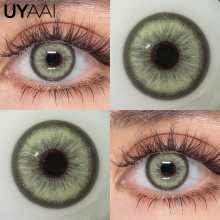 Lentes de contacto de color anuales, material HEMA, diámetro 14.2 mm, lote de 2 unidades