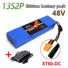 Batterie Lithium-ion 48V 100Ah avec BMS, Pack de 1 avec chargeur 48V/54.6V