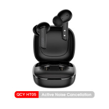 QCY HT05 MeloBuds ANC draadloze oordopjes, zwart, 40dB actieve ruisonderdrukking, Bluetooth 5.2