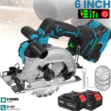Makita, Scie Circulaire Électrique Sans Fil, Moteur Sans Balais, 150 mm, 21V, Pour Travail du Bois