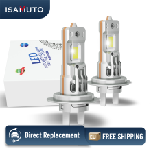 ISAMUTO Mini phare LED, 30W 10000LM 6500K Blanc, 12V Plug and Play pour voiture, Modèle H7
