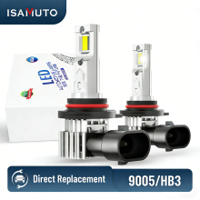 ISAMUTO Mini phare LED H7 H8/9/11, 30W 10000LM 6500K Blanc, 12V Plug and Play pour voiture