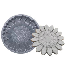 Sunflower Stepping Stone Silicone Mold Reusable DIY Concrete Cement Mould for Garden Path Decoration