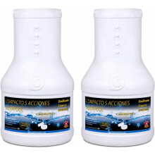 Aquapool Dosificador de Invernada 4 kg, Conjunto de 2, 5 Ações, Sem Cobre, Para Piscinas Liner