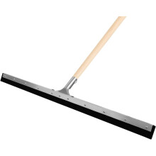 Kotarbau vassoura de borracha para chão, aço, 90 cm, com cabo de madeira 150 cm, para interior e exterior
