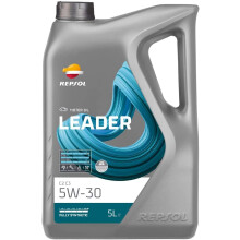 REPSOL Óleo de motor 5W-30 Leader, ACEA C2 ACEA C3 API SN API CF, 5L, para veículos com DPF