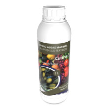 CULTIVERS Fertilizante de Algas Marinhas Líquido, 1 L, Abono Orgânico, Estimulador de Raízes e Crescimento