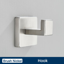 Badkameraccessoires set, wandhanddoekhouder in geborsteld goud, toiletpapierhouder en haakjes, roestvrij staal