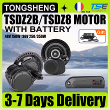 Kit de conversion vélo électrique moteur central TONGSHENG TSDZ8 TSDZ2B 36V 250W avec capteur de couple