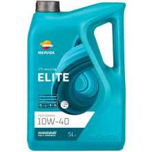REPSOL óleo lubrificante sintético para carro ELITE MULTIVÁLVULAS 10W-40, 5L