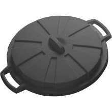 Mondex, tampa para cubo de comunidade, 80 l, preto