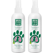 MENFORSAN Anti-stress para Gatos, Erva Gatera, Transparente, 125 ml, conjunto de 2