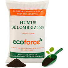 Cultivers Humus de Minhoca Ecológico, 40 L, Certificado Ecocert, Adubo Orgânico para Jardim e Horta