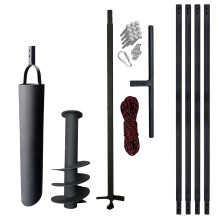 Broca para poços PWSAM, 180 mm, 5 m, com plunscher 133 mm, para perfuração de poços