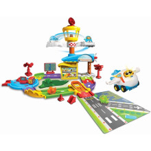 VTech Aeropuerto Aventuras TutTutBólidos, Pistas e Carros de Brinquedo, Circuito Combinável com Avião Jet