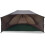 NGT Refugio, brolly de pesca 60 polegadas, nylon 210D, com 2 postes de tempestade e bolsa de transporte 1