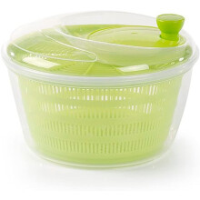 Acan Tradineur, centrífuga de salada de 4 litros, plástico, com mecanismo de rotação manual, 25 x 17 cm