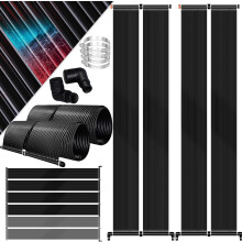KESSER Calentador Solar para Piscinas, Plástico Resistente a Raios UV, 400 x 140 cm