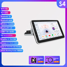 Hizpo Autoradio Tactile, 8 Cœurs 4G 32G, Android 13, Carplay Sans Fil, GPS Navigation, Universel