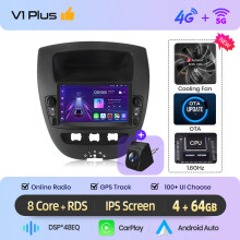 Junsun Autoradio sans fil, Écran tactile 7 pouces, Android 14, V1 Plus (4G 64G) avec caméra de recul