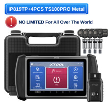 XTOOL InPlus IP819TP, diagnose- en programmeerapparaat voor auto met TPMS en ECU codering