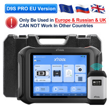 XTOOL D9S PRO, automobiel diagnoseapparaat, 9,7 inch scherm, Bluetooth, 45+ functies, Eu Versie