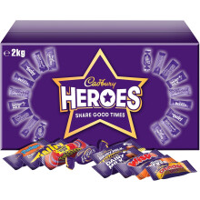 Cadbury Heroes Chocolate Bulk Share Box, 2 kg (Pack of 1)