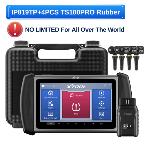 XTOOL InPlus IP819TP, autodiagnose scanner met TPMS programmering en CANFD ondersteuning