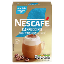 Nescafé Cappuccino Decaf Sachets 7 Pack | Pack of 1