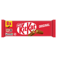 KitKat 4 Finger Milk Chocolate Biscuit Bar 41.5g | Multipack of 8