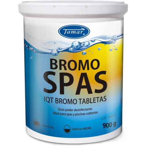 Tamar Bromo Spas, 900g, kit de análise de cloro livre e pH