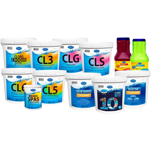 Tamar Bromo Spas, 900g, kit de análise de cloro livre e pH 2