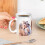Wanapix, caneca de cerâmica personalizada com foto e texto, 325 ml, branco 5