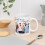 Wanapix, caneca de cerâmica personalizada com foto e texto, 325 ml, branco 6