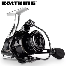 KastKing carrete de pesca giratorio Megatron Serie 2000, arrastre 18kg, 7+1 rodamientos, aluminio