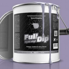 AutoFullCar Pintura para Carro Full Dip, Vinilo Líquido Cinzento, 4 Litros