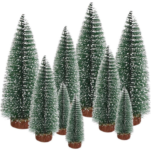 Mini árvore de Natal artificial, pinheiro verde em miniatura