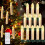 12-piece Christmas tree decoration set with candles, timer & remote control 1