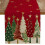 Modern Christmas Table Runners, Red Christmas Table Runners 1
