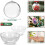 20 bolas de Natal, bolas de plástico transparente para enchimento (M-5CM) 3